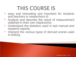 Introduction to research statistics | PPT