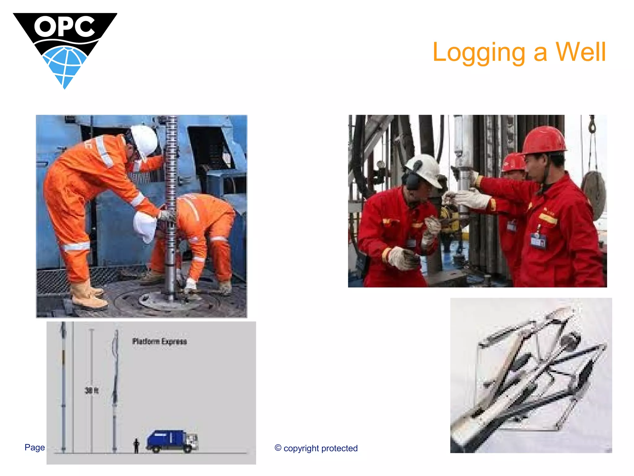 Logging a Well 
Page 6 © copyright protected 
 