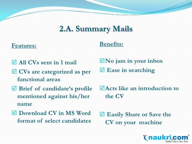 how to search resume in naukri