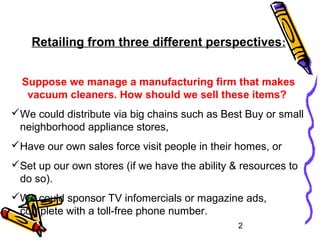 Introduction to retailing | PPT