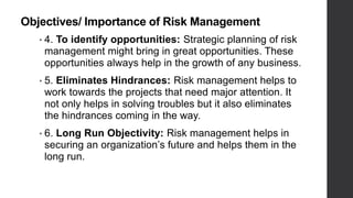 Introduction to risk management | PPTX