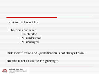 Ignoring Risk Introduction to Risk Management and Sources of Risk.pptx