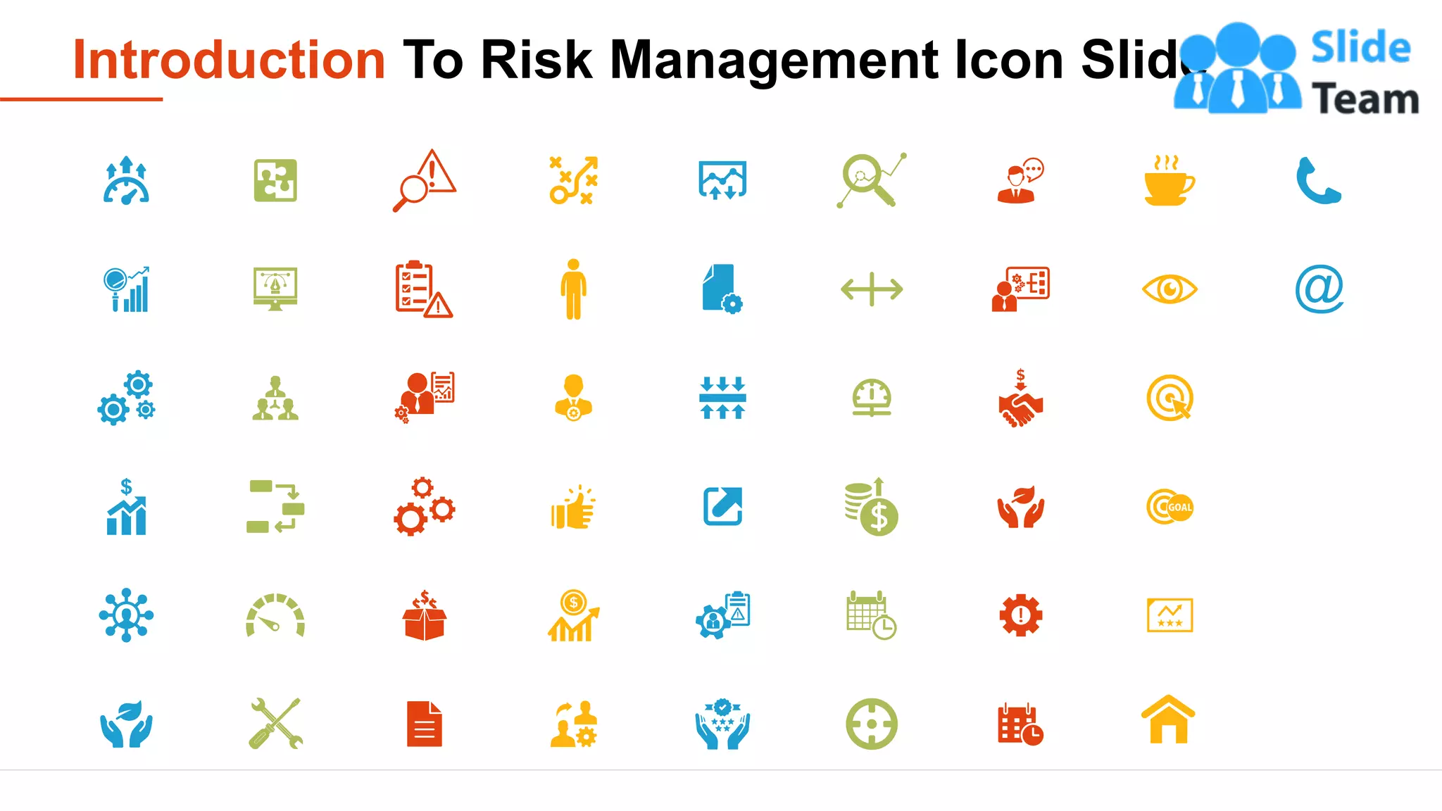 Introduction To Risk Management Icon Slide
11
 