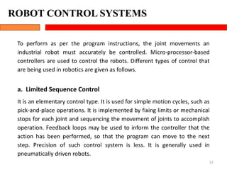 Introduction to robotics | PPT
