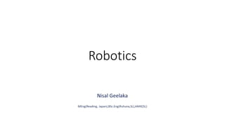 Robotics
 