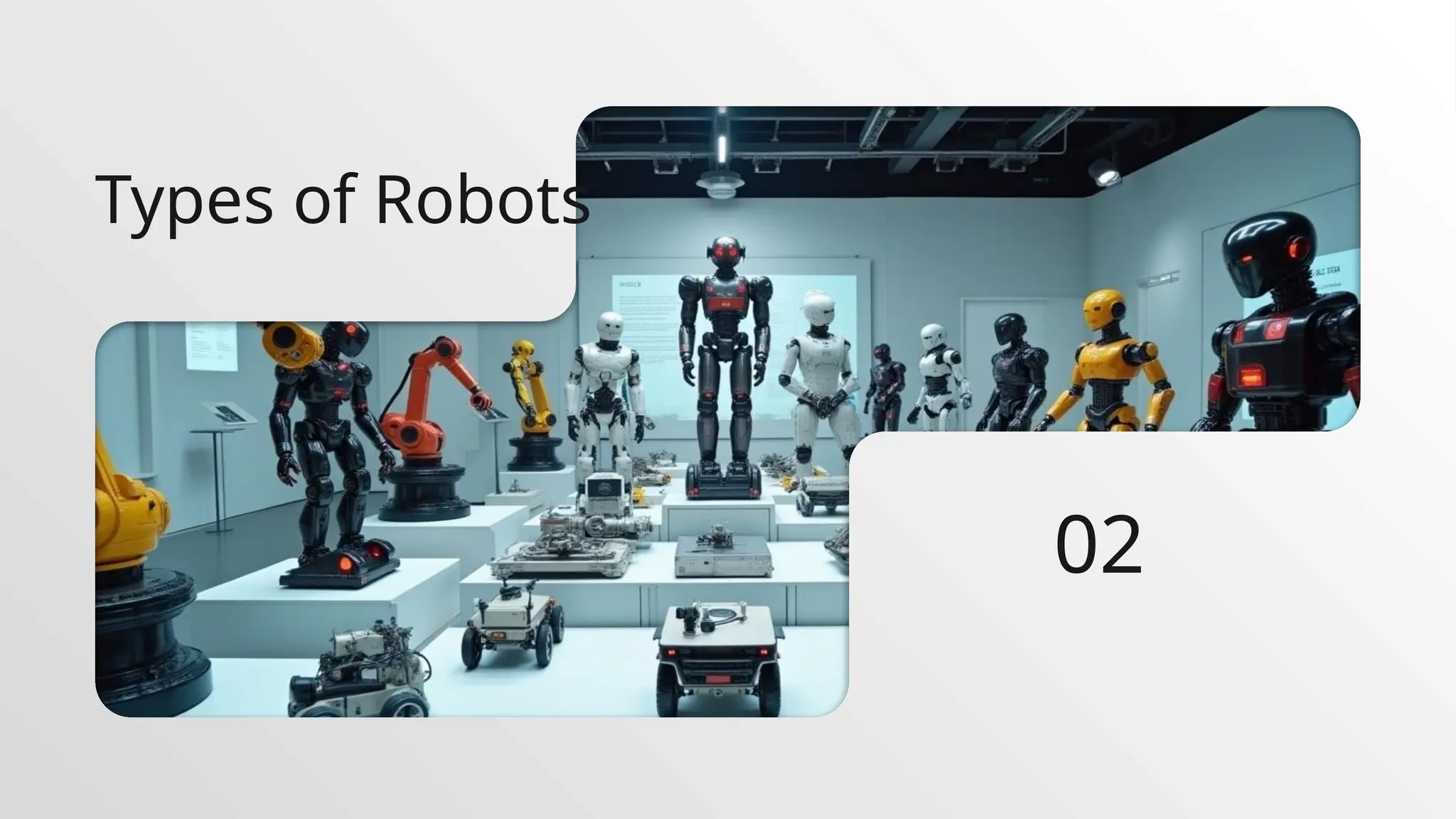 Types of Robots
02
 