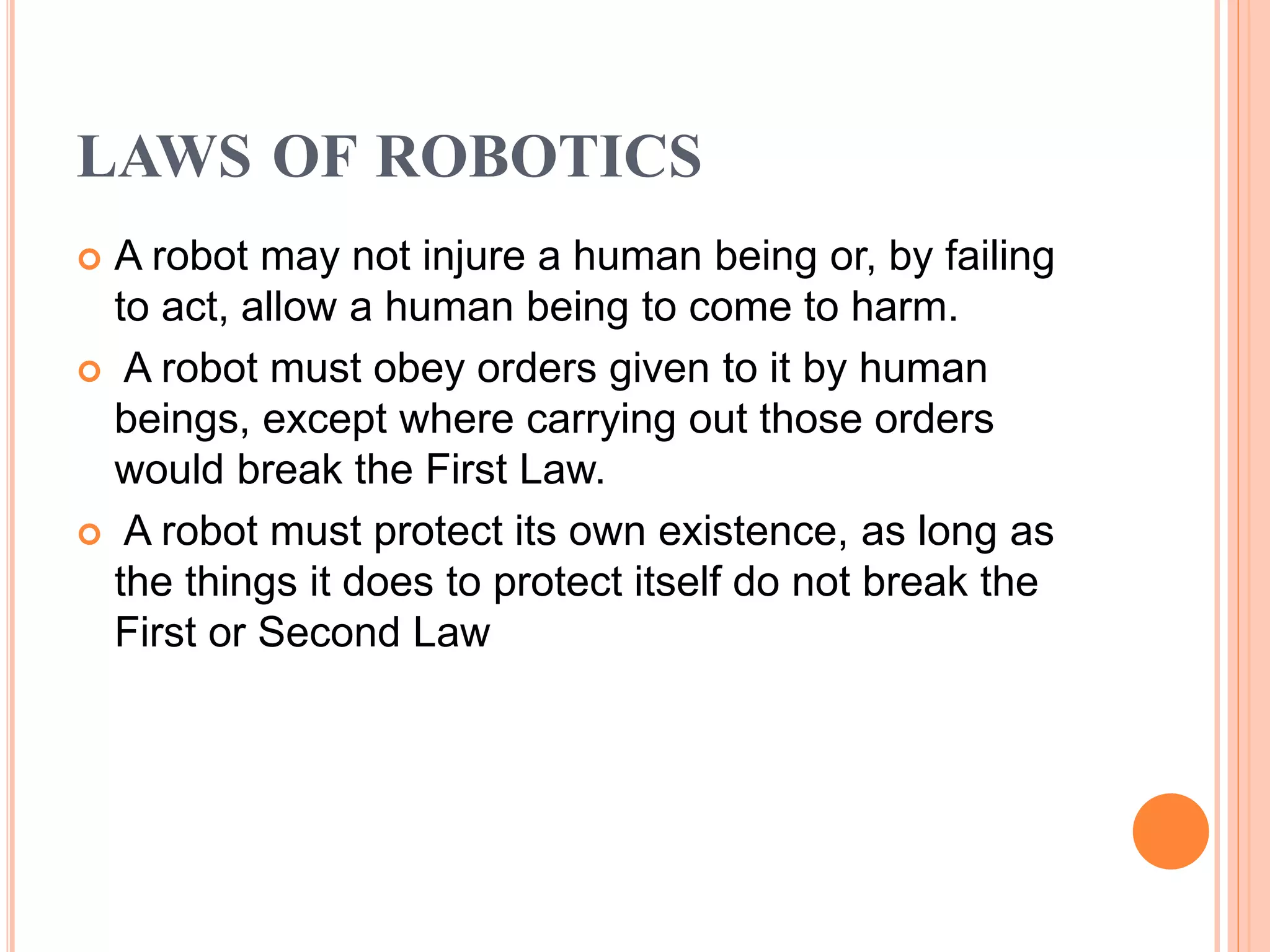 Introduction to robotics, Laws,Classification,Types, Drives,Geometry | PPTX