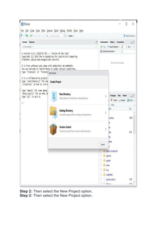 Step 2: Then select the New Project option.
Step 2: Then select the New Project option.
 
