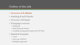 learning rstudio for r statistical computing Images... Introduction to R for Learning Analytics Researchers | PPTX