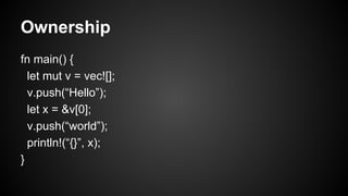 Rust Const Mut Let Introduction to rust | PDF