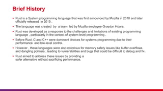 Introduction to Rust (Presentation).pptx