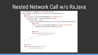 Nested Network Call w/o RxJava
 