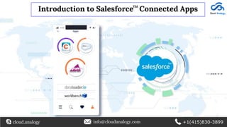 Introduction to Salesforce Connected Apps
TM
cloud.analogy info@cloudanalogy.com +1(415)830-3899
 