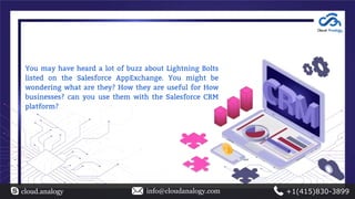 Introduction to salesforce lightning bolt | PPTX