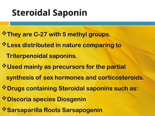 INTRODUCTION and identification SAPONIN.pptx