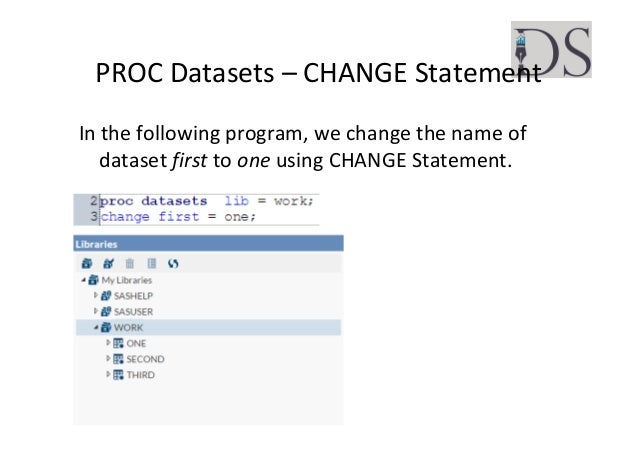 Proc Datasets Delete