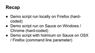 Introduction to saucelabs | PDF