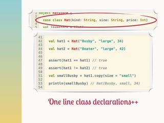 One line class declarations++
 