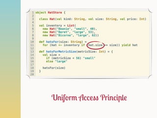 Uniform Access Principle
 