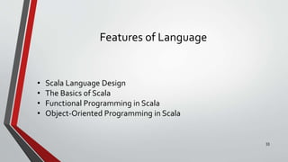 Introduction to Scala