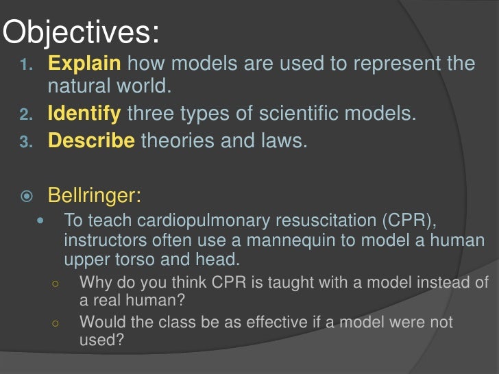 Introduction to Science 3.3 Scientific Models