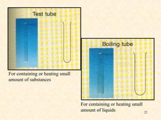 For containing or heating small amount of substances For containing or heating small amount of liquids 