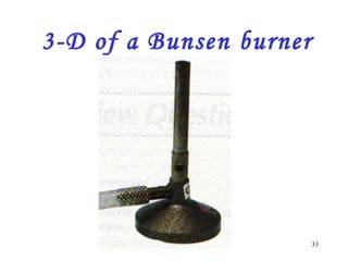 3-D of a Bunsen burner 