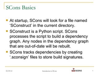 Introduction to s cons | PPT | Programming Languages | Computing