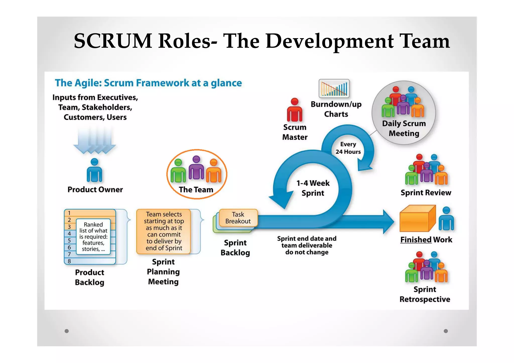 SCRUM Roles- The Development Team
 