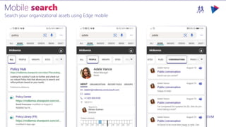 M365VIRTUALMARATHON.COM #M365VM
Search your organizational assets using Edge mobile
 