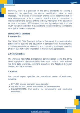 Introduction to SECSGEM Communication Interface Protocols for ...