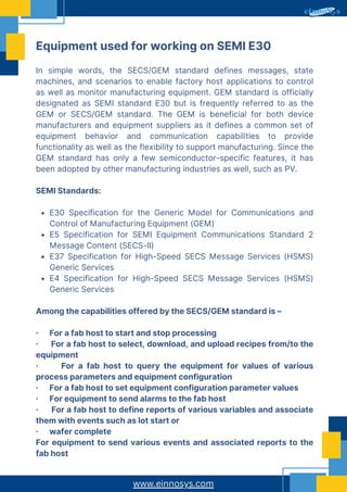 Introduction to SECSGEM Communication Interface Protocols for ...