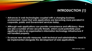 Securing Web Application, Services and Servers | PDF