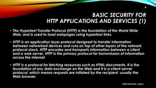 Securing Web Application, Services and Servers | PDF