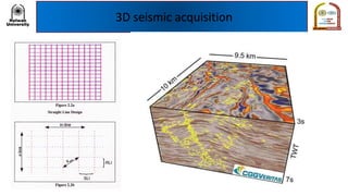 3D seismic acquisition
 