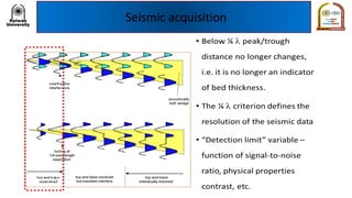 Seismic acquisition
 