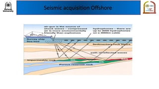 Seismic acquisition Offshore
 