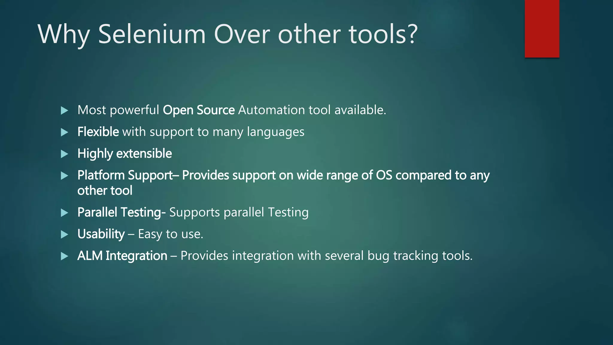 Introduction to selenium | PPT