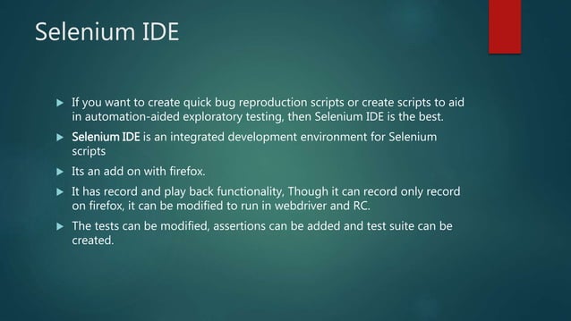 Introduction to selenium | PPT