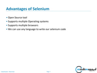 Session 01 - Introduction to Selenium - Part 2 | PPT