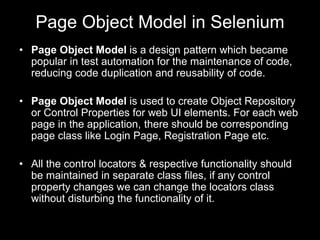 Introduction to selenium | PPT