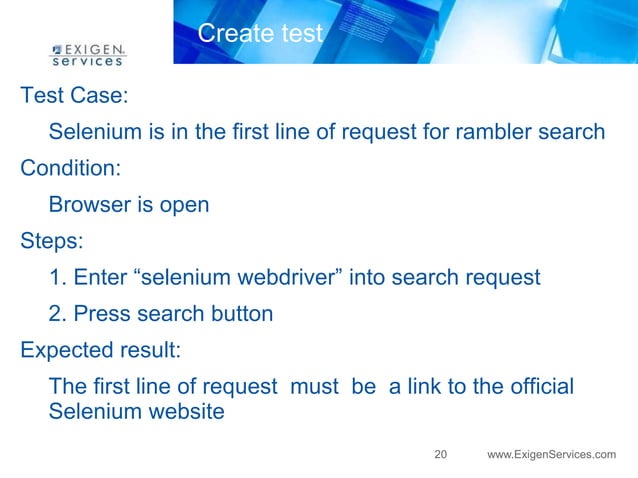 Introduction to Selenium Web Driver | PPTX