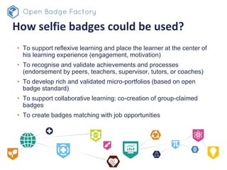 Introduction to self-claimed badges (selfie badges)