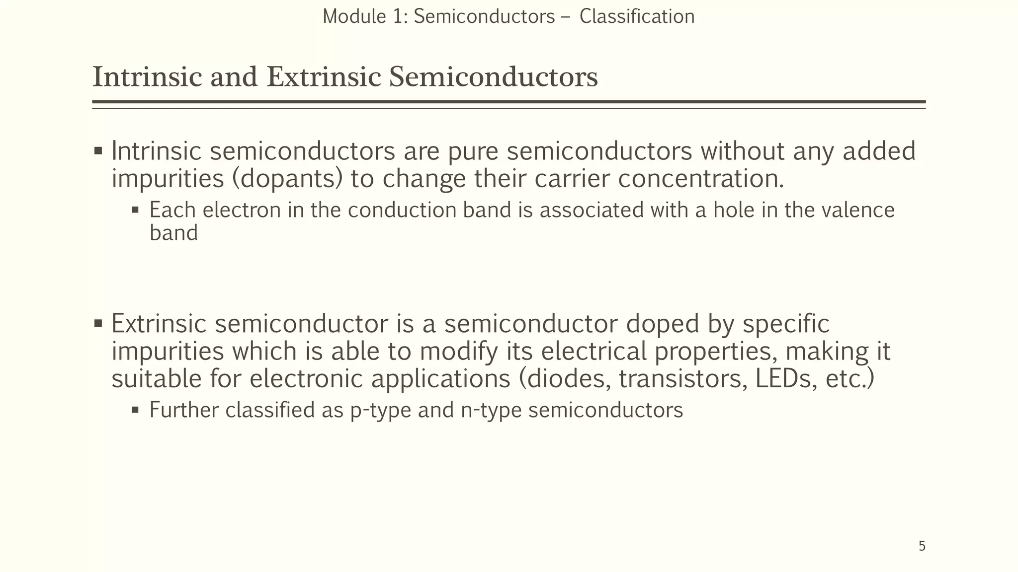 Introduction to semiconductor devices | PPTX