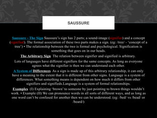 introduction to semiotics.pptx What is Semiotics | PPTX