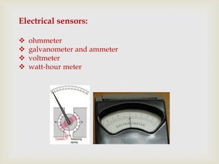 Introduction to sensors | PPTX
