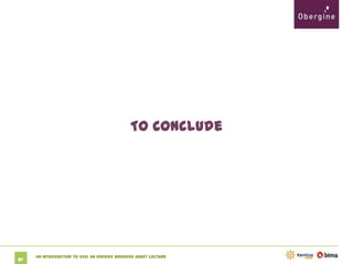 To Conclude

87

An Introduction to SEO: An Oxford Brookes Guest Lecture

 