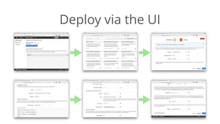 Deploy via the UI
 