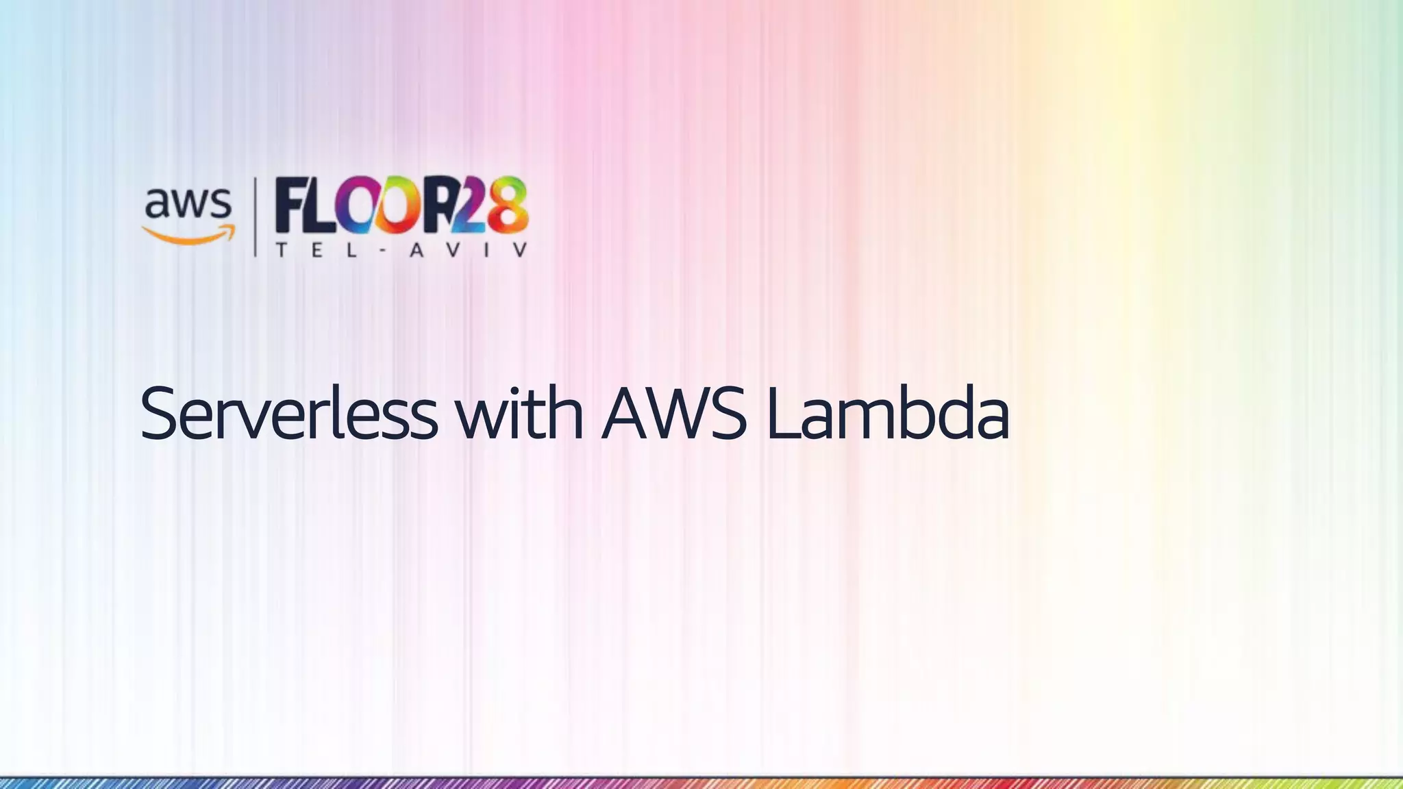 © 2018, Amazon Web Services, Inc. or its Affiliates. All rights reserved. Serverless with AWS Lambda 