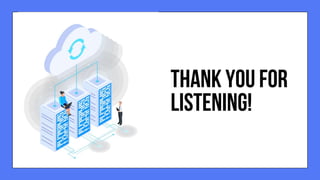 THANK YOU FOR
LISTENING!
 